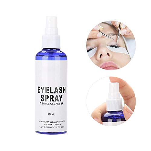 Limpiador de espuma para pestañas profesional, Limpiador de extensión de pestañas para ojos para champú para ojos y pestañas - 100ML