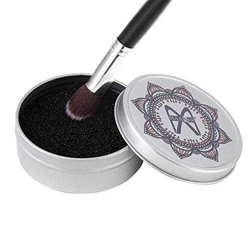 Limpiador de pinceles para cambio rápido de color, esponja de limpieza en seco suave y reutilizable para una limpieza rápida de pinceles, fácil de limpiar, adecuado para cosméticos secos.
