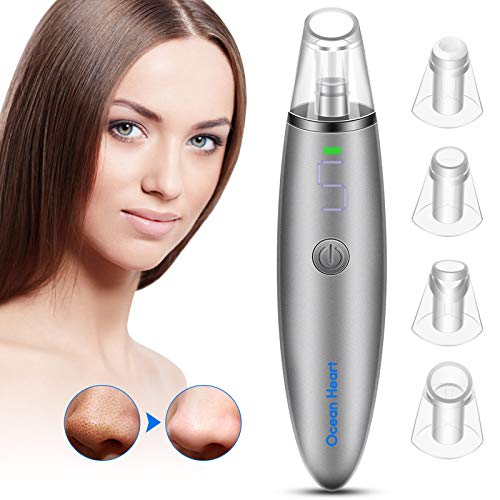 Limpiador de Poros - Extractor Puntos Negros Eléctrico Aspirador de Puntos Negros, Limpor Facial Quita Espinillas, Exfolia la piel muerta Para Tratamiento Facial