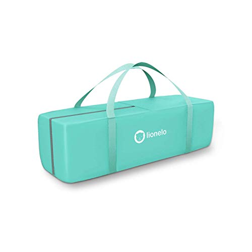 Lionelo Sofie - Parque para bebé o bebé (15 kg, con bolsa de transporte), color turquesa