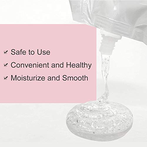 Lip Gloss Base,Lip Balm, base de bálsamo labial,Brillo de labios transparente hecho a mano Bricolaje Brillo de labios no pegajoso-2PCS