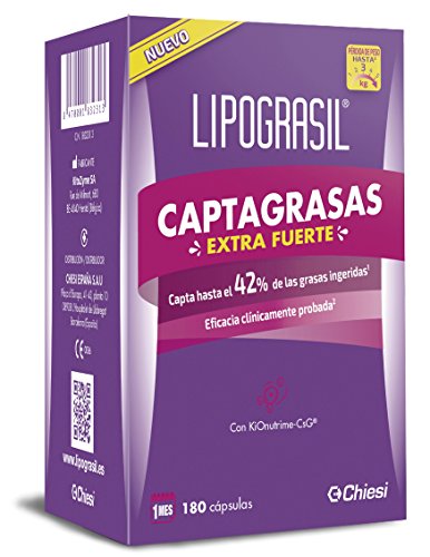 Lipograsil Captagrasas Extra fuerte – Producto sanitario para el tratamiento del sobrepeso y la obesidad – 180 cápsulas