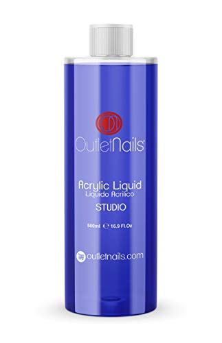 Liquido Acrilico Monomero 200ml Studio. Secado: Medio-Rápido. El Liquido Acrilico perfecto para Centros de uñas.