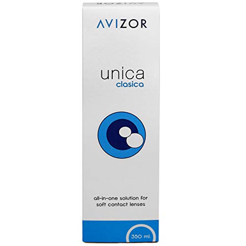 Liquido lentillas Avizor-350 ml- Solución única para lentillas blandas (Pack 1 bote x 350 ml)