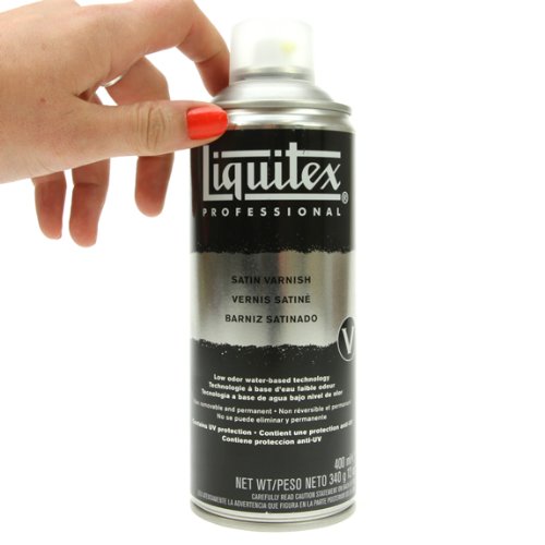 Liquitex Professional - Barniz satinado en spray, 400ml