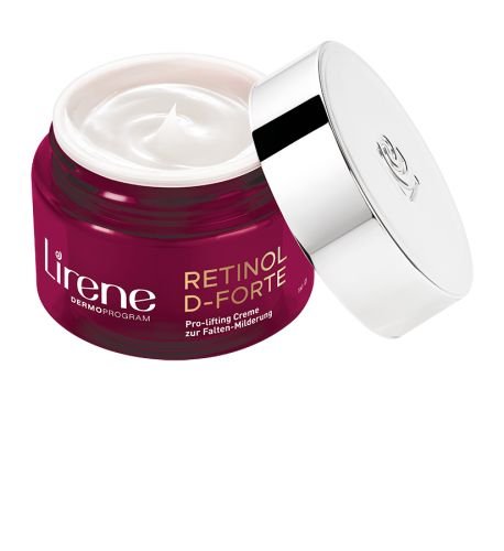 Lirene Retinol D-Forte Crema Pro-lifting para mitigación de arrugas 50+