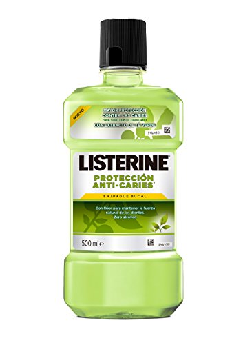 Listerine - Enjuague Bucal Protección Anticaries, 500 ml