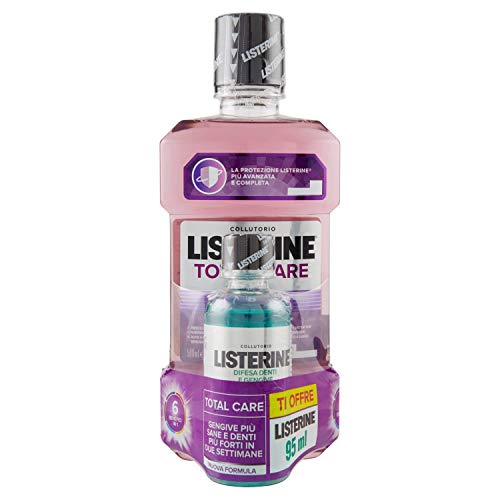 Listerine - Enjuague bucal Total Care, Fórmula Listerine El más avanzado y completo - 595 ml2 Unidad