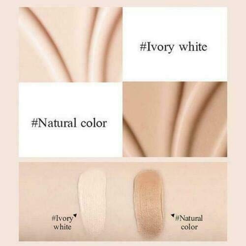 Little Gold Tube Foundation Corrector, Full Coverage Foundation Crema de maquillaje resistente al agua de larga duración, para tatuajes, acné, manchas y Circulos oscuros. (Natural)