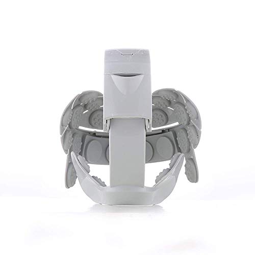 LKJCZ Cabeza masajeador eléctrico Cerebro masajeador insomnio multifunción fácil Cuero cabelludo Masaje Casco (Blanco)