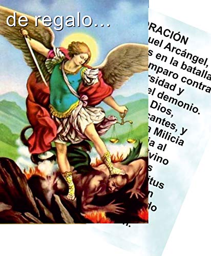 Llavero + Medalla Virgen de la Cabeza de Casas - Ibañez (Albacete). De Regalo estampas de San Miguel, San Expedito, San Judas Tadeo y San Pancracio