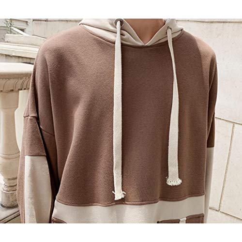 LMSHD Sudaderas con Capucha Hombres Bolsillos De Estilo Coreano Streetwear Sudaderas Sudaderas con Capucha De Gran Tamaño Sudadera Hip H