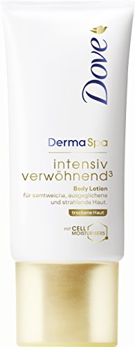 Loción para el cuerpo Dove DermaSpa mimo intensivo³, paquete de 6 mini unidades (6 x 50 ml)