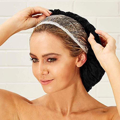 Locisne Gorro calor cabello lino acondicionamiento profundo térmico bricolaje,gorro acondicionamiento cabello micro apto microondas Terapia calor para vaporizar el cabello,spa Herramientas de peinado
