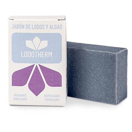LODOTHERM - Jabón natural de Lodos y Algas Espumoso con Aceite de Oliva - Suaviza, Tonifica, Reafirma - Contiene Lodo Marino, Algas Marinas, Agua Thermal y Sales Minerales.