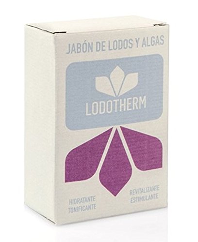 LODOTHERM - Jabón natural de Lodos y Algas Espumoso con Aceite de Oliva - Suaviza, Tonifica, Reafirma - Contiene Lodo Marino, Algas Marinas, Agua Thermal y Sales Minerales.