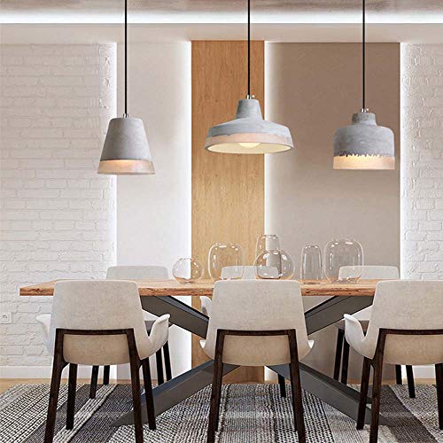 Loft Industrial Vintage Vintage Cement Light Coffee Bar Table Personalidad creativa Restaurante cálido Decoración perfumada Luces Fuerte transmisión de luz