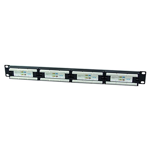 LogiLink M-Cab Patch Panel Cat 6, 24 Port - Bahía de Entrada (24 Port, RJ45 Cat 6 (Female), ROHS)