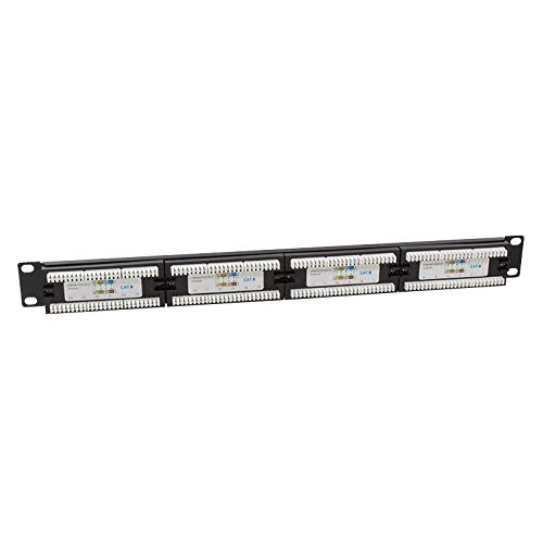 LogiLink M-Cab Patch Panel Cat 6, 24 Port - Bahía de Entrada (24 Port, RJ45 Cat 6 (Female), ROHS)