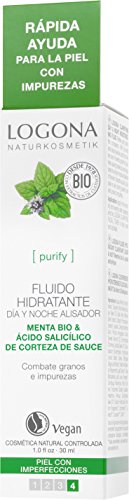 Logona Fluido Hidratante Dia Y Noche Menta 30Ml. 30 g