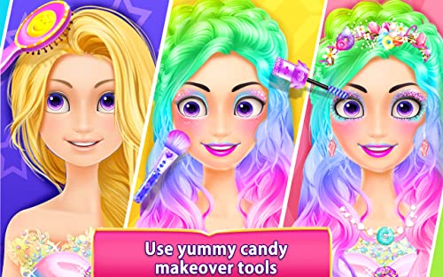Long Hair Princess Candy Salon
