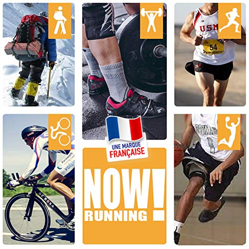 LOOPYZ Rodillera Protectora De Rótula Y Ligamentos, Férula de Rodilla, Respiración y Movimiento Respetuoso. Crossfit, Trotar/Correr, Senderismo, Tenis, Baloncesto, Hombres y Mujeres