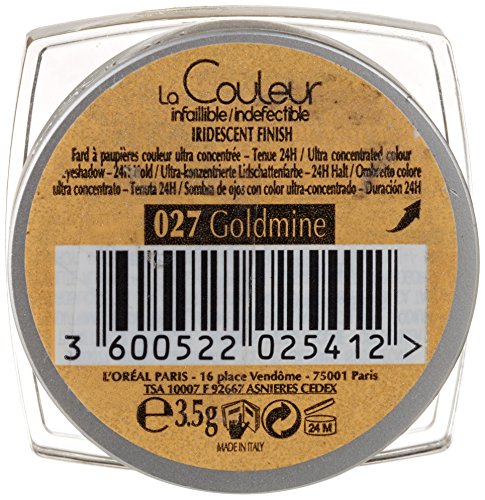 L'Oréal - Color Infaillible 27 Goldmine Beige - Sombras de ojos - 3.5 g