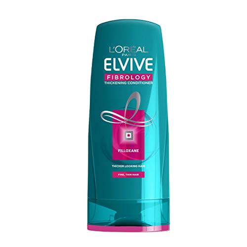 L'Oreal Elvive Fibrology Thickening Shampoo para cabello fino, 400ml, Pack de 6