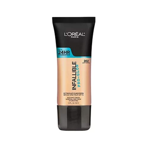 L'OREAL Infallible Pro-Glow Foundation - Creamy Natural (3 Pack)