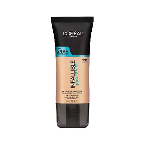 L'OREAL Infallible Pro-Glow Foundation - Nude Beige (3 Pack)