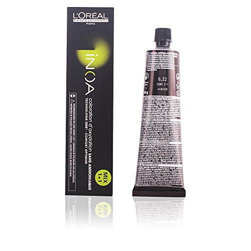 L'Oréal Inoa, Coloración permanente, 6.32 Rubio oscuro dorado irisado, 60 ml