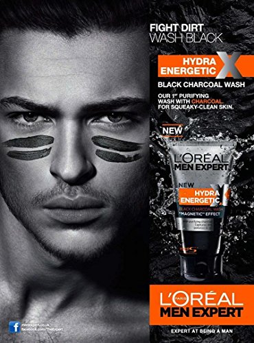 L'Oreal Men Expert Hydra Energetic París Xtreme Gel Limpiador 150ml Carbón magnética