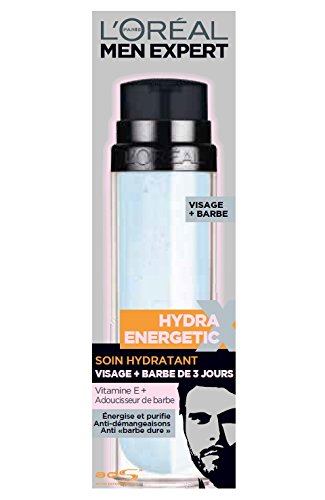 L'Oreal Men Expert Hydra Energetic X faciales Cara humana Barba 3 Días