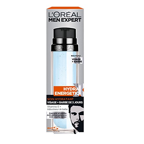 L'Oreal Men Expert Hydra Energetic X faciales Cara humana Barba 3 Días