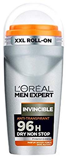 L'Oréal Men Expert Invincible 96H, desodorante sin alcohol para hombres, 50 ml