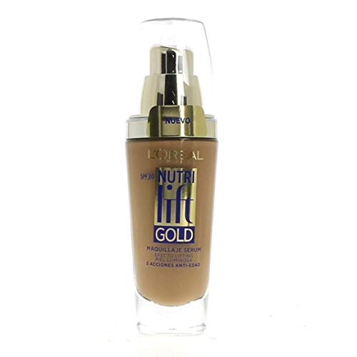 L'Oreal Nutrilift Gold: base de maquillaje fluida, 370 ml, color capuchino