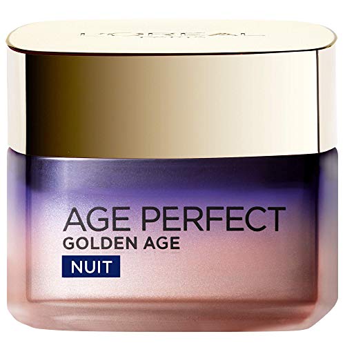 L'Oréal Paris - Age Perfect - Golden Age - Soin Froid Nuit Re-Stimulant - Anti-Relâchement & Eclat - Peaux Matures - 50 mL