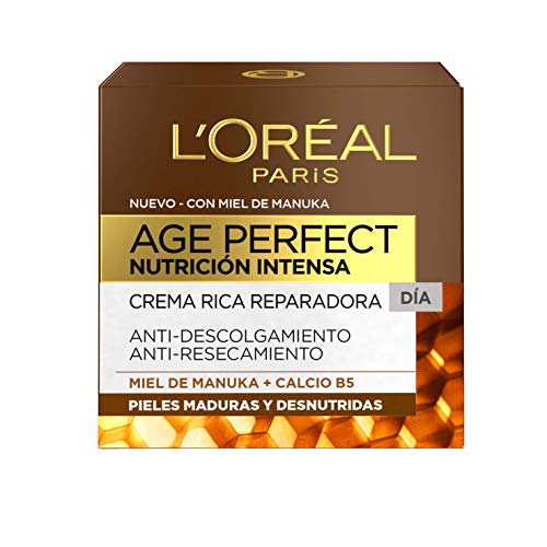 L'Oréal Paris Age Perfect Nutrición Intensa Crema Reparadora Día Pieles Maduras y Desnutridas - 50 ml