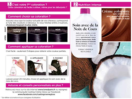 L’Oréal Paris Casting Crème Gloss 210 Double Espresso - coloración del cabello (Negro, Double Espresso, Radiante)