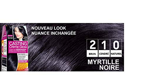 L’Oréal Paris Casting Crème Gloss 210 Double Espresso - coloración del cabello (Negro, Double Espresso, Radiante)