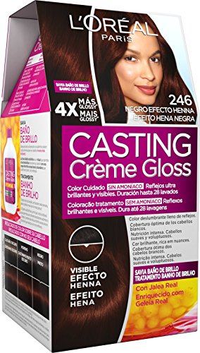 L'Oréal Paris Casting Créme Gloss Coloración Sin Amoniaco, Tono 246 Negro Efecto Henna - 3 Paquete de 1 unidad