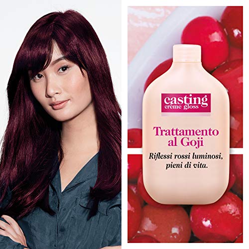 L'Oréal Paris Casting Creme Gloss, tratamiento colorante para el cabello, sin amoniaco para una fragancia agradable. Nero Ciliegia 360