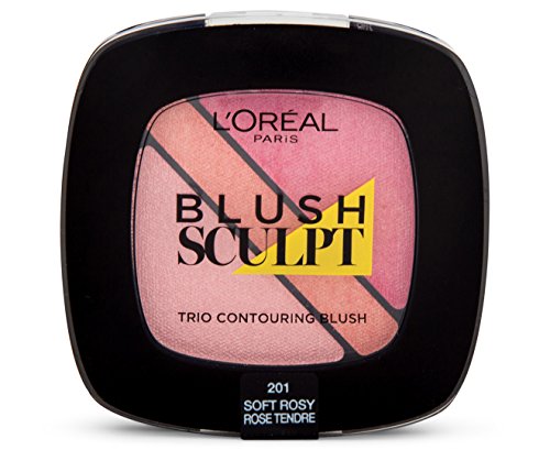 L'oréal Paris - Colorete Blush Sculpt Trio - 201: Soft Rosy