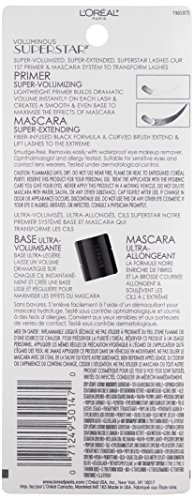 L'Oreal Paris Cosmetics Voluminous Superstar Waterproof Mascara, Blackest Black, 0.4 Fluid Ounce by L'Oreal Paris
