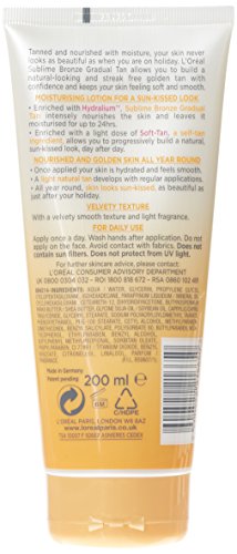 L'oreal paris cuerpo experiencia sublime bronce - bronceado gradual - 200 ml