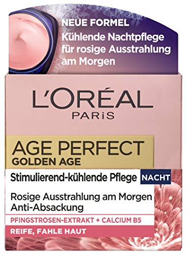 L'Oréal Paris Edad de oro perfecto Nachtpflege, Paquete 1er (1 x 0,05 l)