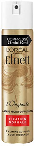 L'Oréal Paris Elnett Laque Fixation Normale en Format Compressé 75 ml