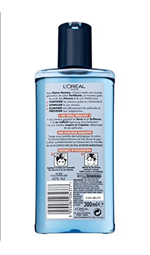 L'Oréal Paris elsève Loción para hombre, protectora, fortalecedora, anticaspa – Juego de 2