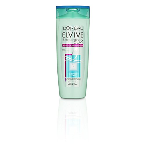 L'Oreal Paris Elvive extraordinaria arcilla reequilibrio Shampoo, 500 ml
