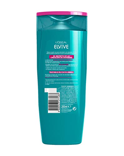 L'Oreal Paris Elvive Fibralogy Champú Creador de Densidad para Pelo con Poca Densidad - 285 ml